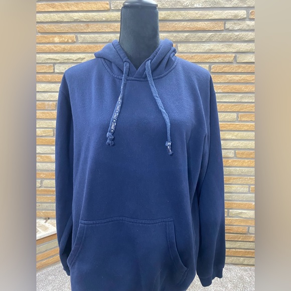 Medium navy pullover hoodie - Picture 7 of 8